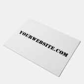 YourWebSite.com Fußmatte (Schrägansicht)