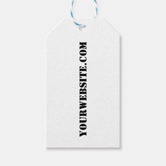 YourWebSite.com Geschenkanhänger (Vorderseite)