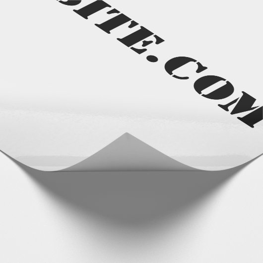 YourWebSite.com Geschenkpapier (Ecke)
