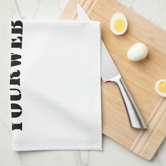 YourWebSite.com Geschirrtuch (Viertel Falte)