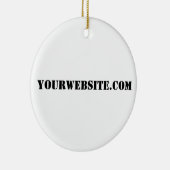 YourWebSite.com Keramik Ornament (Rechts)
