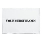 YourWebSite.com Kissenbezug (Vorderseite)