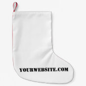 YourWebSite.com Kleiner Weihnachtsstrumpf (Vorderseite)
