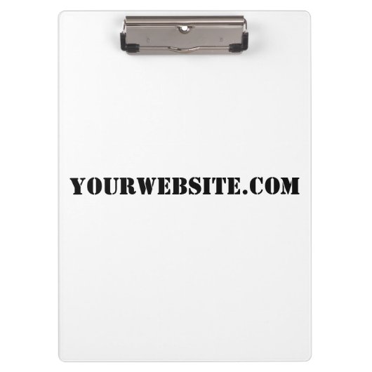 YourWebSite.com Klemmbrett (Vorderseite)