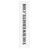 YourWebSite.com Kurzer Tischläufer (Vorderseite)