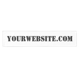 YourWebSite.com Kurzer Tischläufer