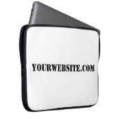 YourWebSite.com Laptopschutzhülle (Vorne Rechts)