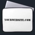 YourWebSite.com Laptopschutzhülle<br><div class="desc">"YourWebSite.com" Ersetzen Sie die .com-Adresse durch Ihre Webadresse. Fügen Sie einen anderen Slogan oder Text hinzu.</div>