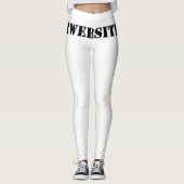 YourWebSite.com Leggings (Vorderseite)