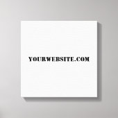 YourWebSite.com Leinwanddruck (Vorderseite)