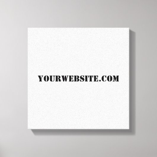 YourWebSite.com Leinwanddruck (Vorderseite)
