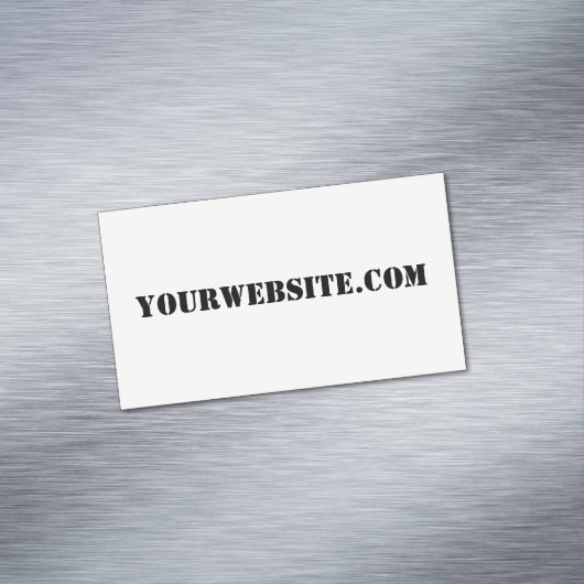 YourWebSite.com Magnetische Visitenkarte (Beispiel)