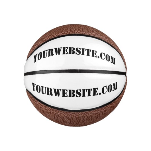 YourWebSite.com Mini Basketball (Vorderseite)