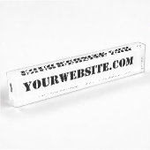 YourWebSite.com Namensplakette