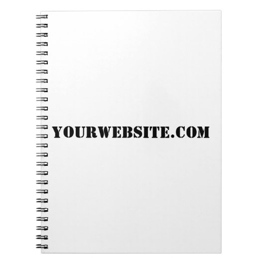 YourWebSite.com Notizblock (Vorderseite)