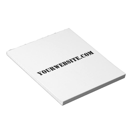 YourWebSite.com Notizblock (angewinkelt)