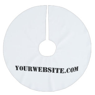 YourWebSite.com Polyester Weihnachtsbaumdecke