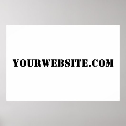 YourWebSite.com Poster (Vorne)