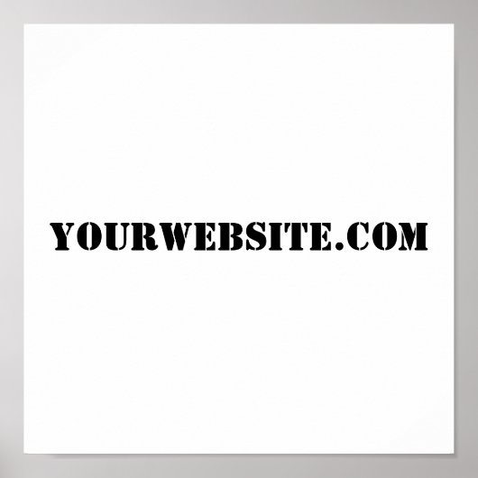 YourWebSite.com Poster (Vorne)