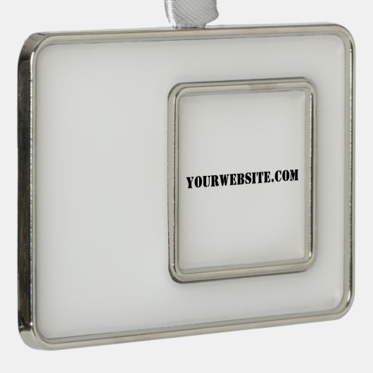 YourWebSite.com Rahmen-Ornament Silber (Rechts)