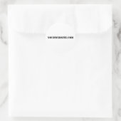 YourWebSite.com Runder Aufkleber (Tasche)