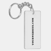 YourWebSite.com Schlüsselanhänger (Vorderseite links)