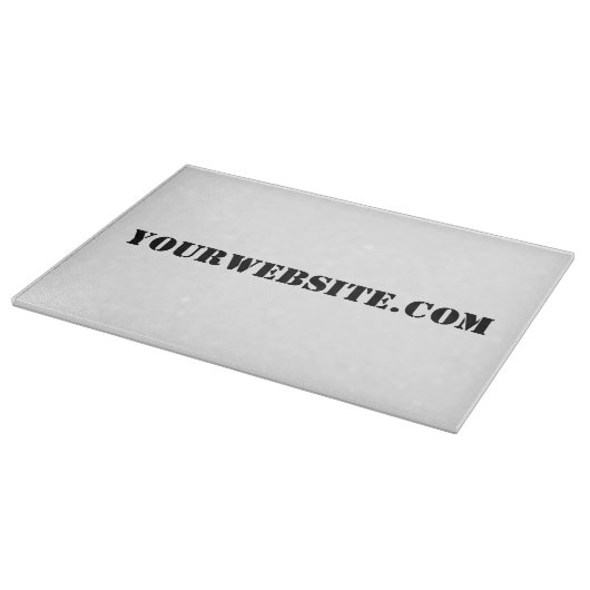 YourWebSite.com Schneidebrett (Ecke)