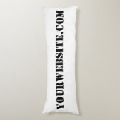 YourWebSite.com Seitenschläferkissen (Vorderseite Vertikal)