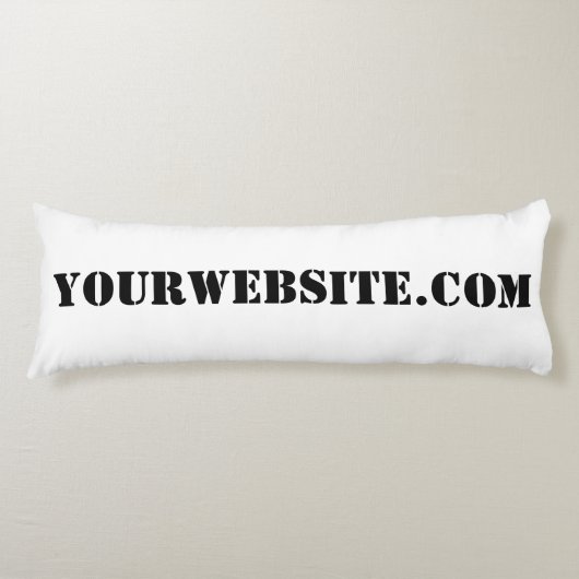 YourWebSite.com Seitenschläferkissen (Vorderseite)