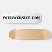 YourWebSite.com Skateboard (Horizontal)