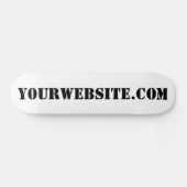 YourWebSite.com Skateboard (Horizontal)