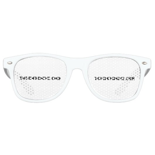 YourWebSite.com Sonnenbrille (Vorderseite)