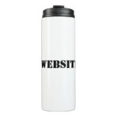 YourWebSite.com Thermosbecher (Vorderseite)