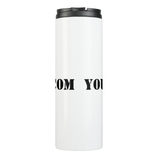 YourWebSite.com Thermosbecher (Rückseite)