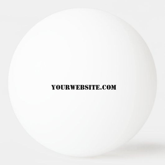 YourWebSite.com Tischtennisball (Vorderseite)