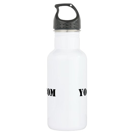 YourWebSite.com Trinkflasche (Rückseite)