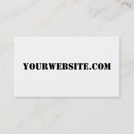 YourWebSite.com Visitenkarte (Vorderseite)
