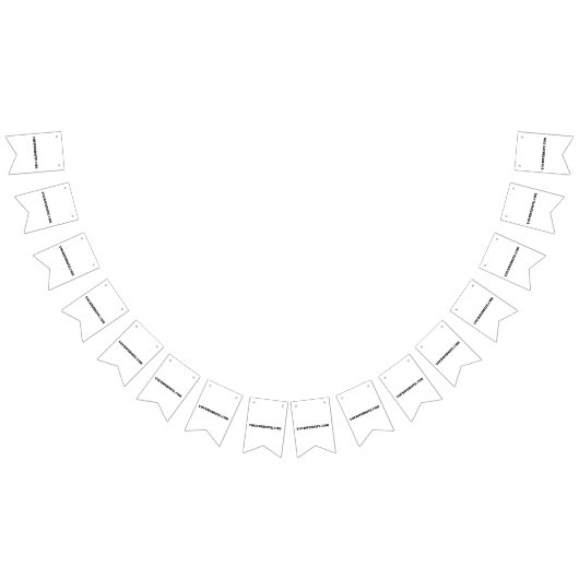 YourWebSite.com Wimpelkette (Alle)