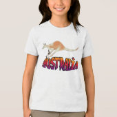 Youth Australia Kangaroo Retro Graphic Tri-Blend Shirt (Vorderseite)