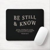 Youth Be Still & Know Christian Teen Girl Wome Mousepad (Mit Mouse)