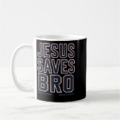 Youth Boy Jesus Saves Bro Funny Christian Teen Gir Kaffeetasse (Links)