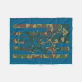 Youth Cross Camo Hunting Fishing B Deer Duck Camou Fleecedecke (Vorderseite (Horizontal))