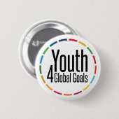 Youth for Sustainability Goals Inspiring Gifts Button (Vorne & Hinten)