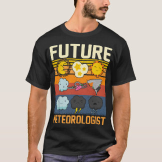 Youth Future Meteorologe Weatherman Weather Fore T-Shirt