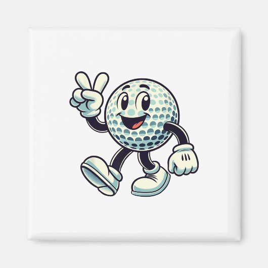 Youth Golf Player Boys Golf Funny Magnet (Vorne)