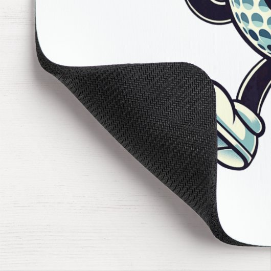 Youth Golf Player Boys Golf Funny  Mousepad (Ecke)