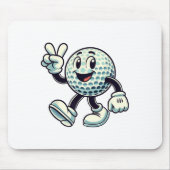 Youth Golf Player Boys Golf Funny Mousepad (Vorne)