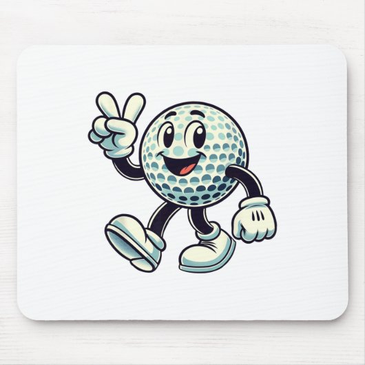 Youth Golf Player Boys Golf Funny Mousepad (Vorne)