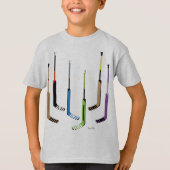 Youth Hockey Goalie Sticks T-Shirt (Vorderseite)