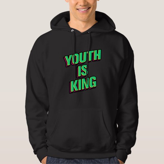Youth Is King Hoodie (Vorderseite)